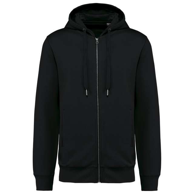 UNISEX ECO-FRIENDLY FRENCH TERRY ZIPPED HOODED SWEATSHIRT