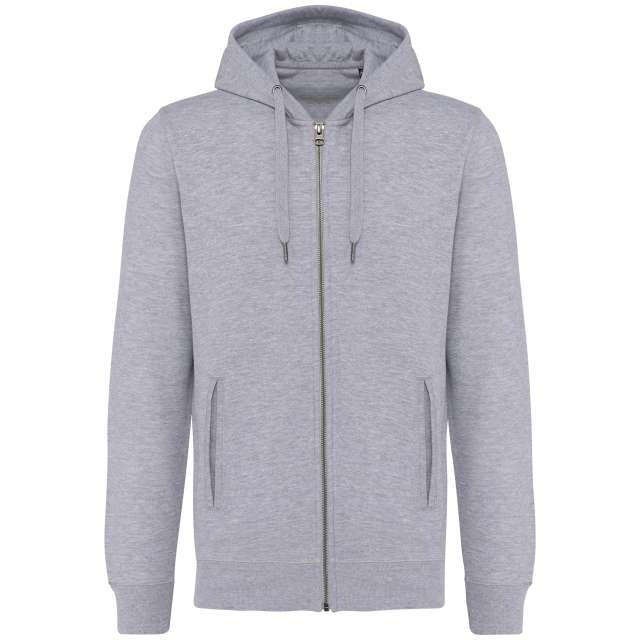 UNISEX ECO-FRIENDLY FRENCH TERRY ZIPPED HOODED SWEATSHIRT