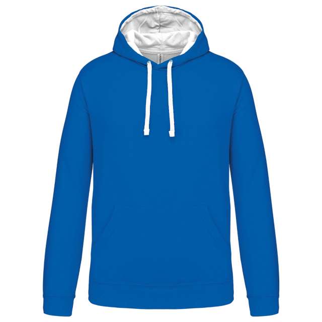 MEN'S CONTRAST HOODED SWEATSHIRT