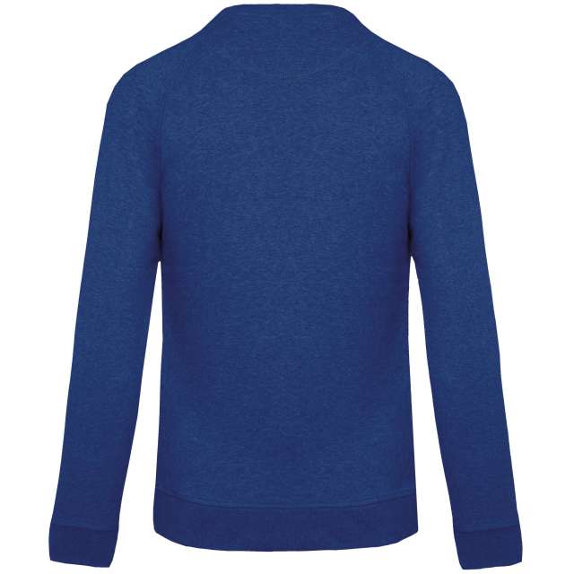MEN'S ORGANIC COTTON CREW NECK RAGLAN SLEEVE SWEATSHIRT