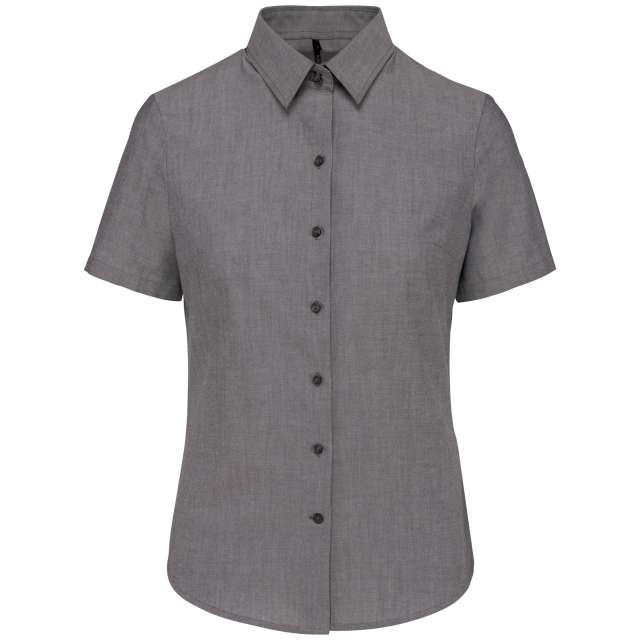 LADIES' SHORT-SLEEVED OXFORD SHIRT