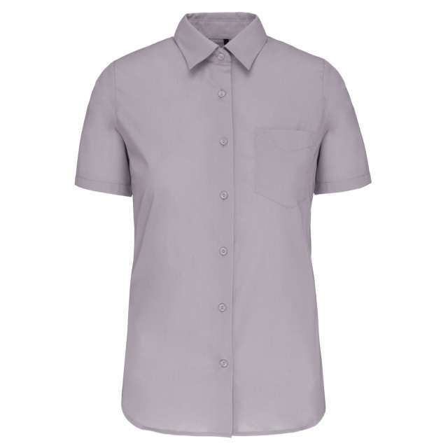POPELINE-KURZARMHEMD BAUMWOLLPOLYESTER PFLEGELEICHT FÜR DAMEN