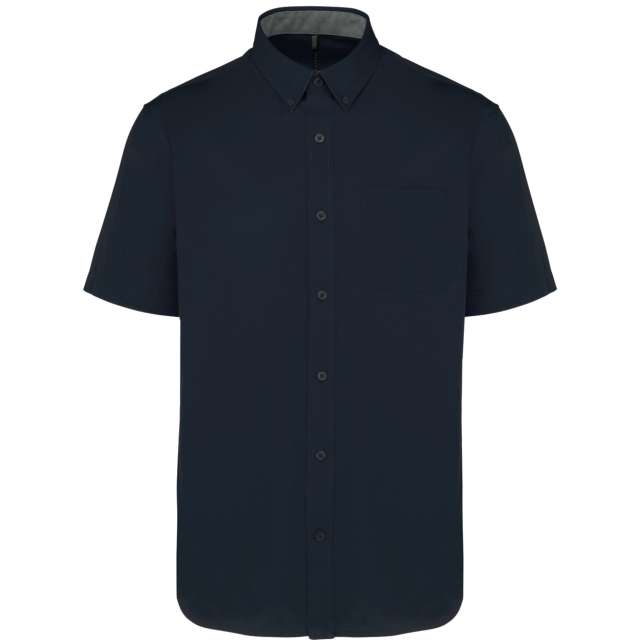 MEN'S ARIANA III SHORT-SLEEVE COTTON SHIRT