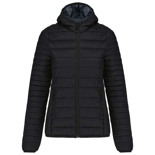 LADIES' LIGHTWEIGHT HOODED PADDED JACKET