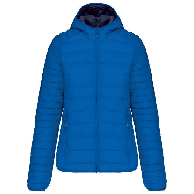 LADIES' LIGHTWEIGHT HOODED PADDED JACKET