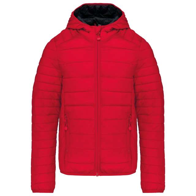 KIDS' LIGHTWEIGHT HOODED PADDED JACKET