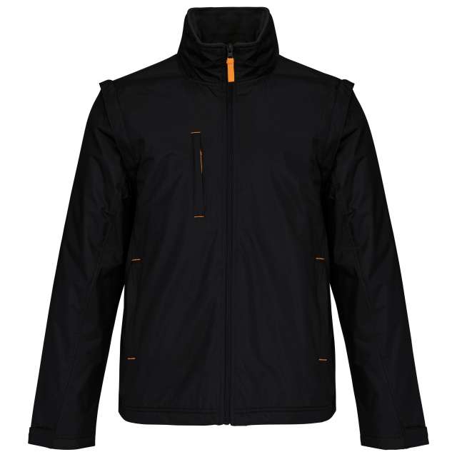 SCORE - DETACHABLE-SLEEVED BLOUSON JACKET