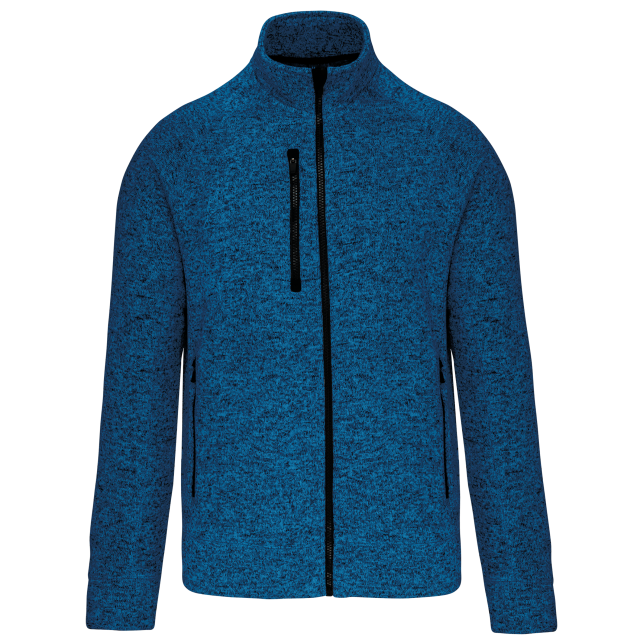 MEN'S FULL ZIP HEATHER JACKET