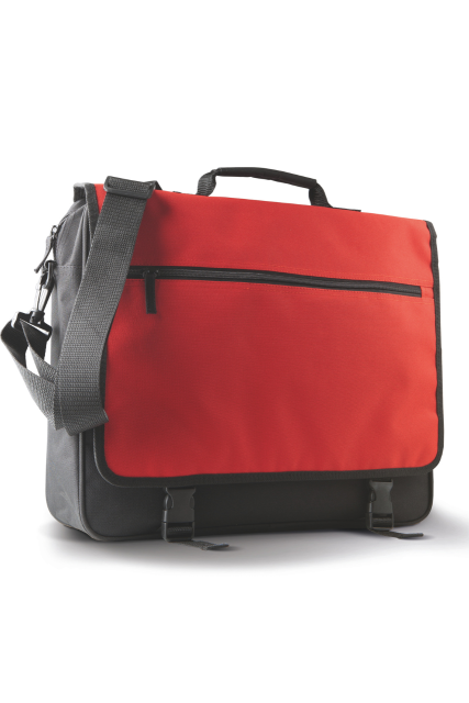 DOCUMENT BAG WITH FRONT FLAP
