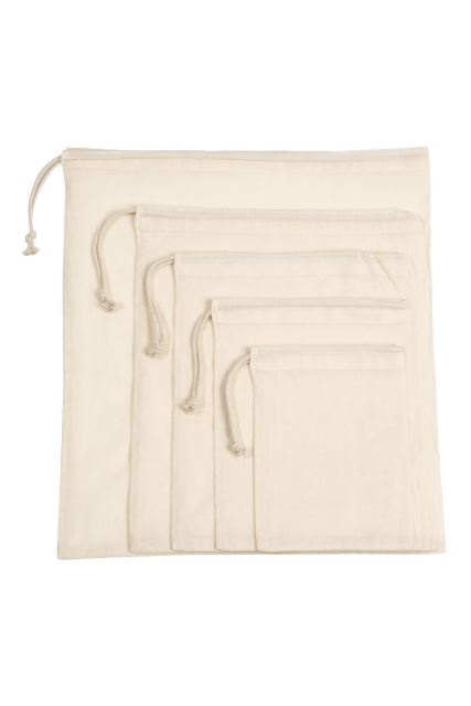SLIDING DRAWSTRING IN ORGANIC COTTON