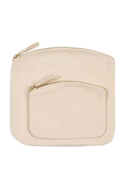 POUCH WITH ZIP FASTENING