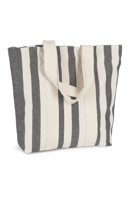 RECYCLED SHOPPING BAG - STRIPED PATTERN