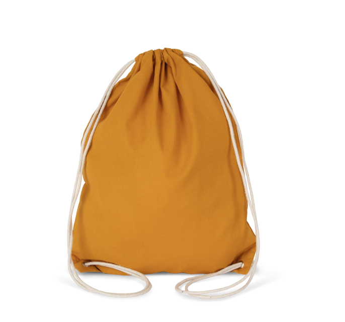 COTTON DRAWSTRING BACKPACK