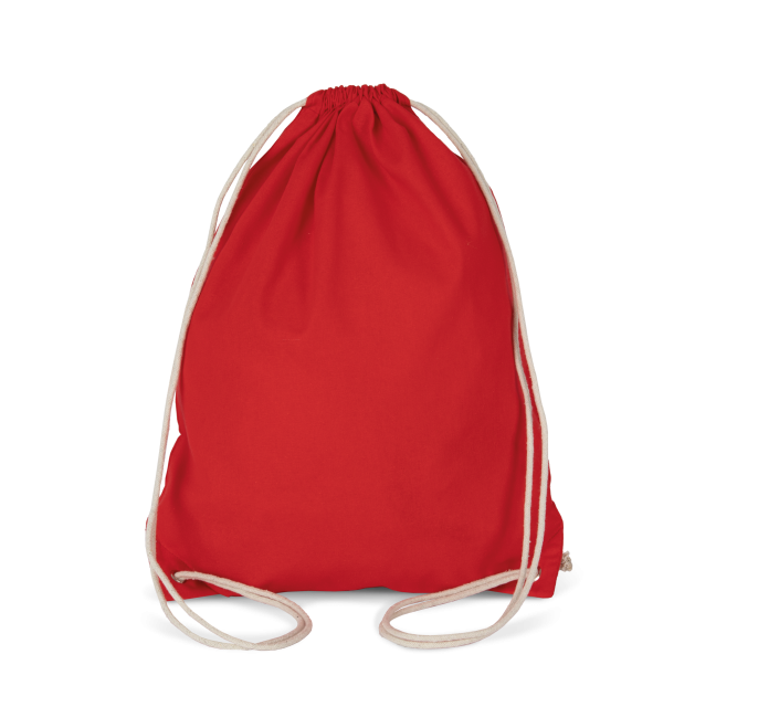 COTTON DRAWSTRING BACKPACK