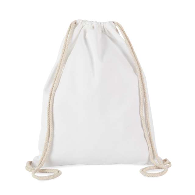 DRAWSTRING BAG WITH THICK STRAPS