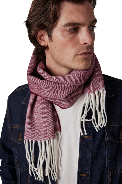 FRINGED SCARF
