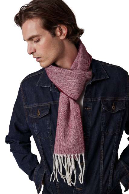 FRINGED SCARF