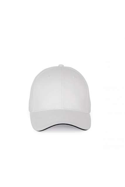 CAP WITH CONTRASTING SANDWICH PEAK - 6 PANELS