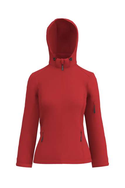 WOMEN’S 3-LAYER DETACHABLE HOODED SOFTSHELL JACKET