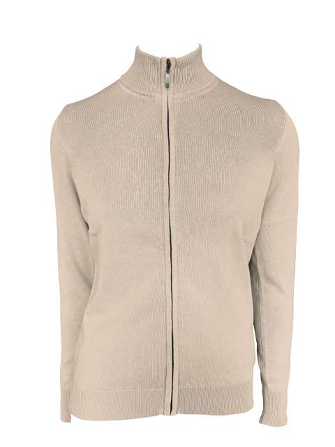 WOMEN’S FULL ZIP CARDIGAN FINE GAUGE COTTON