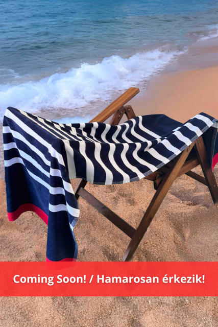 OLIMA „SAILOR” BEACH VELOUR TOWEL