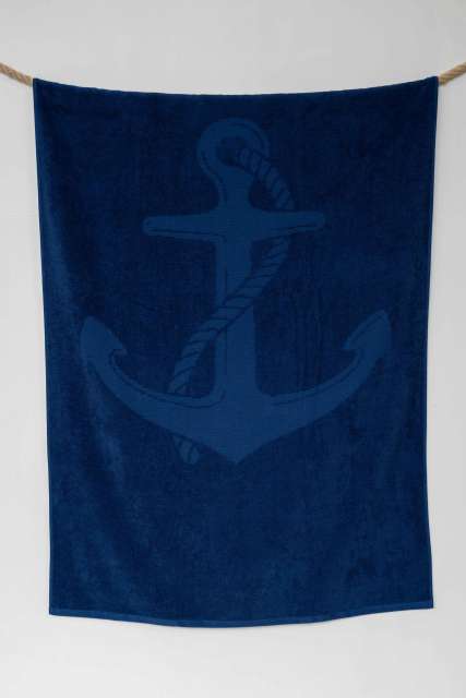 OLIMA „ANCHOR” JACQUARD BEACH TOWEL
