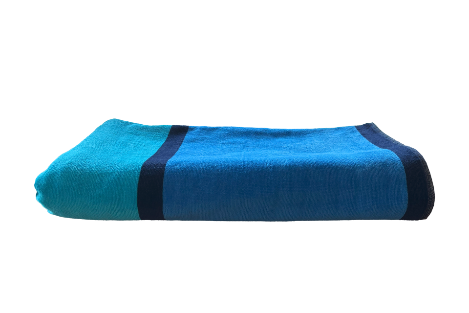 OLIMA „TURQUOISE WAVE” BEACH VELOUR TOWEL