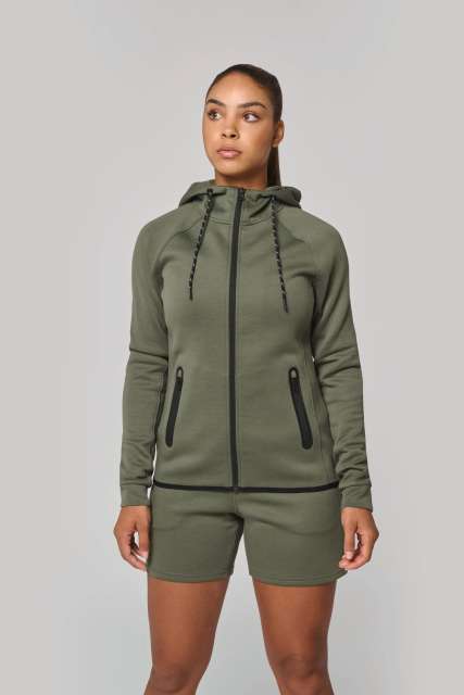 LADIES’ HOODED SWEATSHIRT