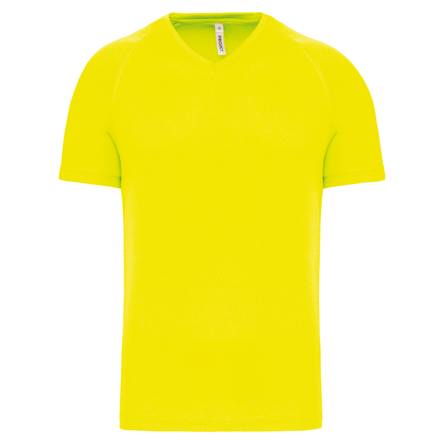 MEN’S V-NECK SHORT SLEEVE SPORTS T-SHIRT