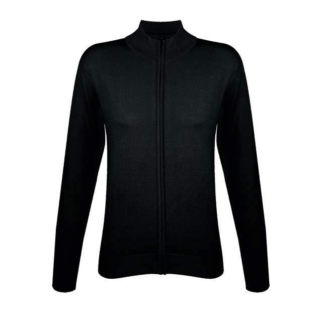 SOL'S GORDON WOMEN ZIPPED KNITTED CARDIGAN