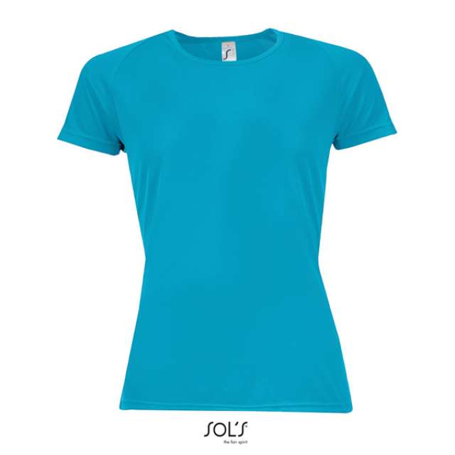 SOL'S SPORTY WOMEN - RAGLAN SLEEVED T-SHIRT