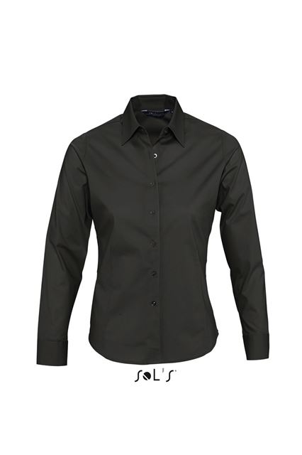 SOL'S EDEN - DAMEN STRETCH BLUSE LANGARM
