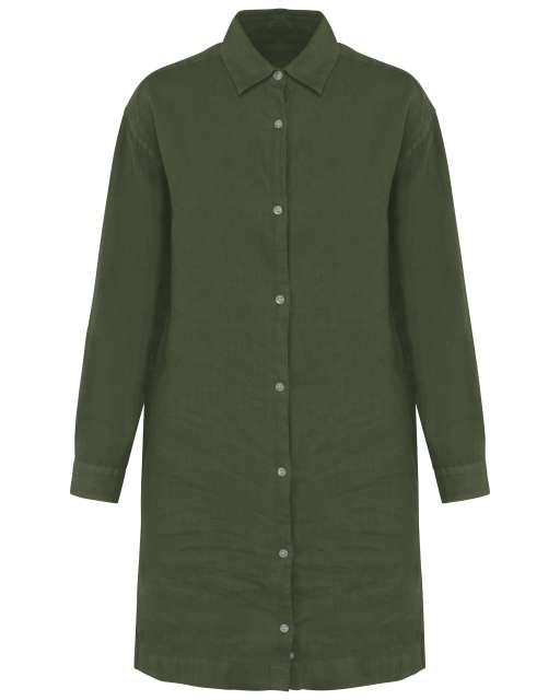 LADIES' LINEN DRESS SHIRT