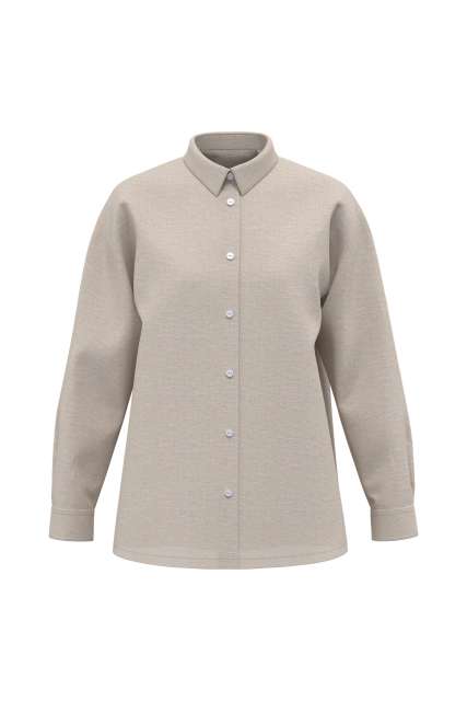 LADIES' OVERSIZE LINEN SHIRT