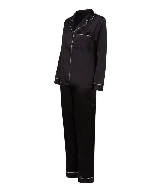 LADIES SATIN LONG PYJAMAS