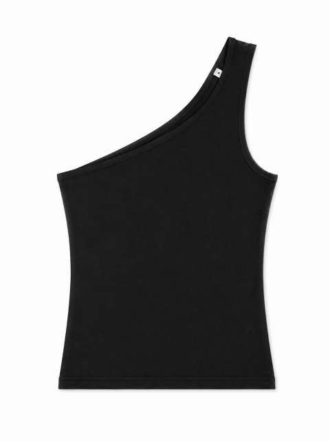 WOMENS FITTED ONE SHOULDER TOP