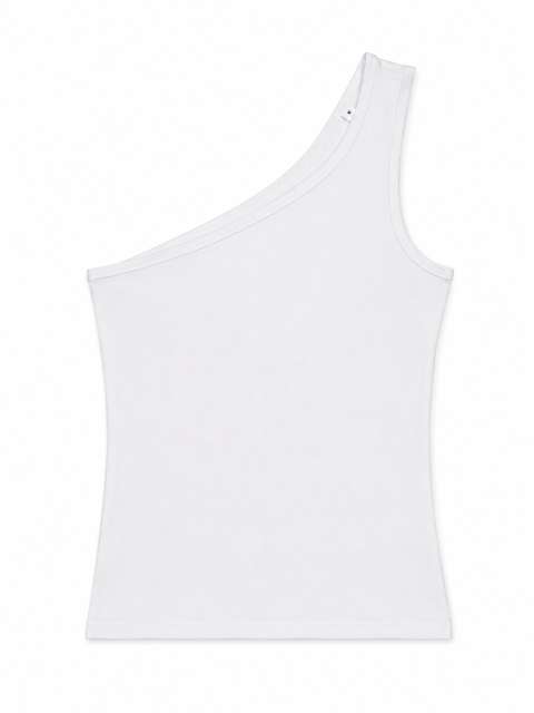 WOMENS FITTED ONE SHOULDER TOP