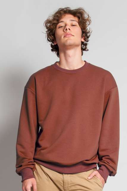 365 - DIAGONAL FRENCH TERRY CREWNECK SWEATSHIRT 
