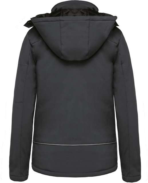 LADIES’ HOODED SOFTSHELL LINED PARKA