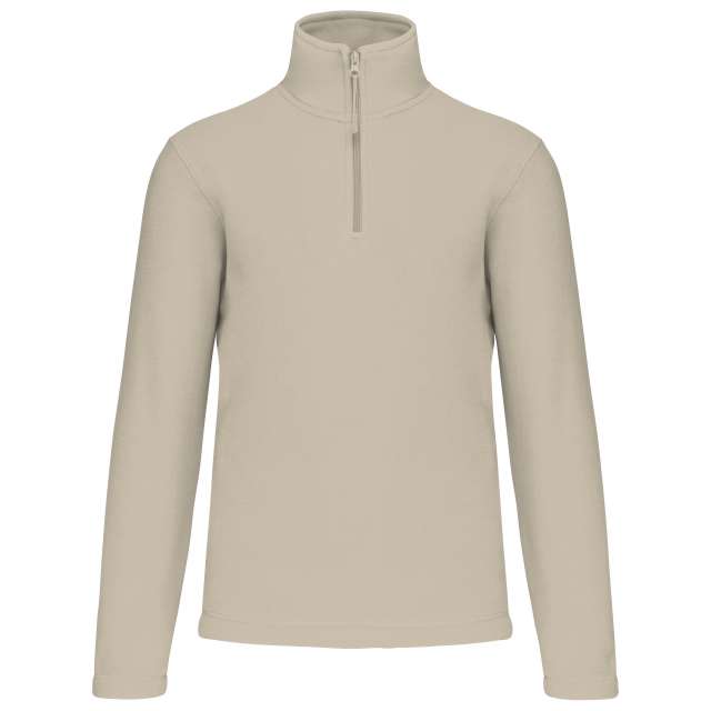 ENZO - ZIP NECK MICROFLEECE JACKET